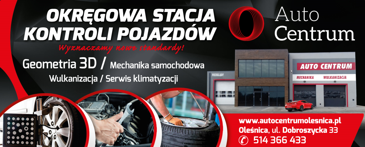 AUTO CENTRUM Oleśnica Okręgowa Stacja Kontroli Pojazdów / Geometria 3D / Mechanika Samochodowa