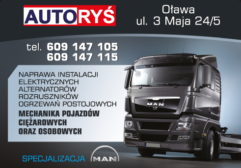 AUTORYŚ s.c. Oława Mechanika Pojazdów Osobowych oraz Ciężarowych / Naprawa Instalacji Elektrycznych