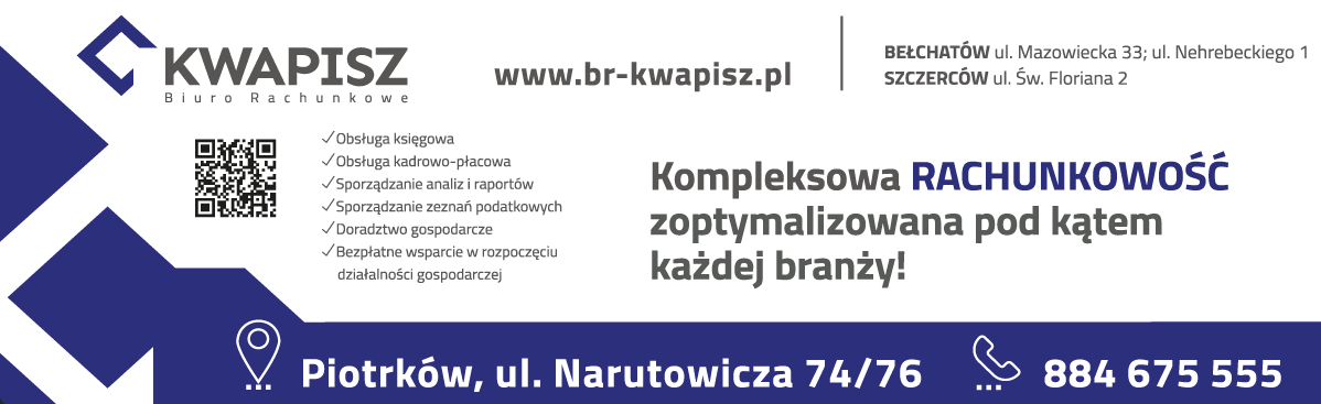 KWAPISZ BIURO RACHUNKOWE Piotrków Trybunalski Obsługa Księgowa / Obsługa Kadrowo- Płacowa 