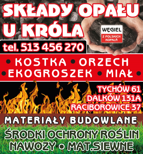 F.H.U. Eko-Trans Mariusz Król Moszczenica Skład Opału / Materiały Budowlane / Środki Ochrony Roślin