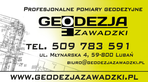 GEODEZJA ZAWADZKI Lubań oferuje PROFESJONALNE POMIARY GEODEZYJNE