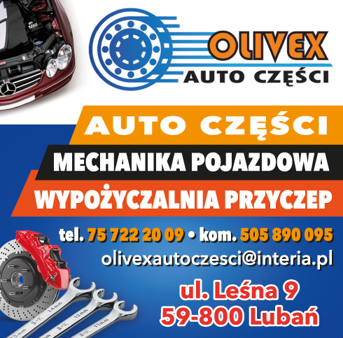 OLIVEX Auto Części, Mechanika Pojazdowa, Wypożyczalnia Przyczep Lubań