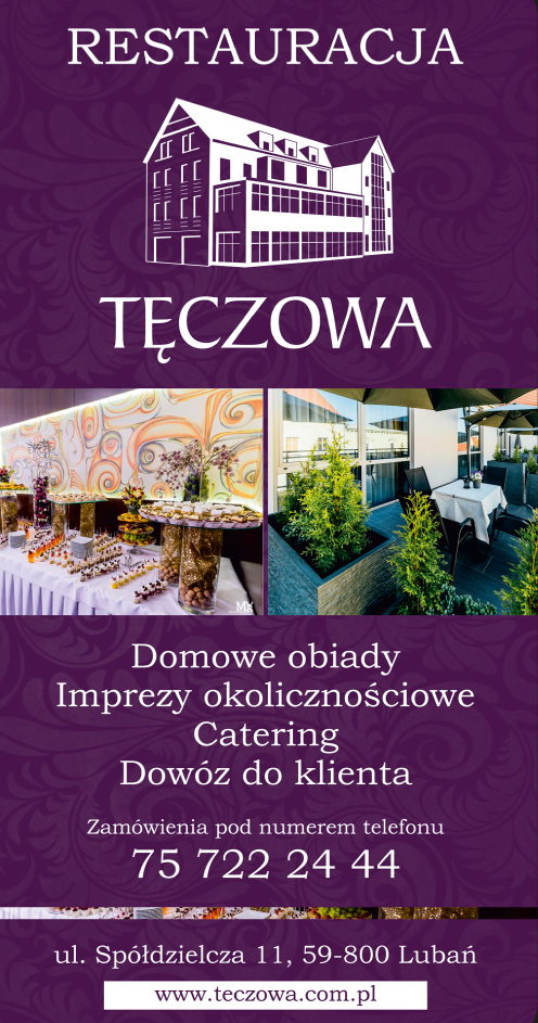 Tęczowa Hotel * Restauracja * Club Lubań - Domowe obiady, Imprezy okolicznościowe, Catering, Noclegi