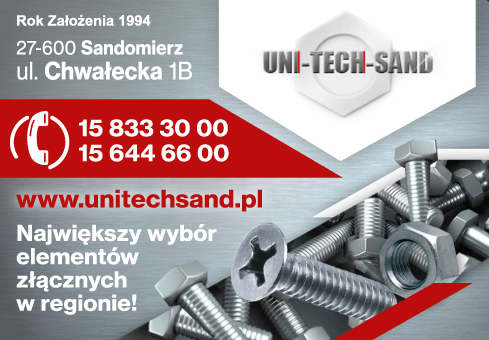 UNI-TECH-SAND Sandomierz Śruby / Kołki / Podkładki / Smarowniczki / Wkręty