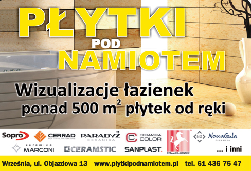 PŁYTKI POD NAMIOTEM Września