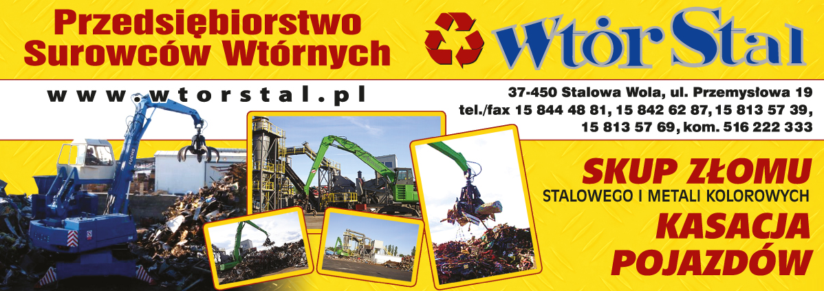 WtórStal Sp. j. Stalowa Wola Przedsiębiorstwo Surowców Wtórnych / Skup Złomu i Metali Kolorowych