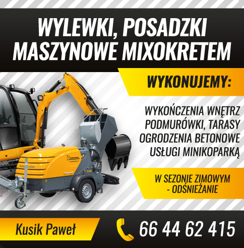 USŁUGI BUDOWLANE Paweł Kusik Długołęka Wylewki / Posadzki Maszynowe Mixokretem