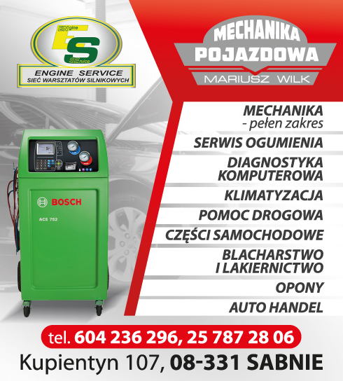 MECHANIKA POJAZDOWA Mariusz Wilk Sabnie Pomoc Drogowa / Części Samochodowe / Mechanika- Pełen Zakres