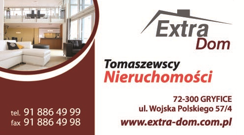EXTRA DOM Tomaszewscy Gryfice Nieruchomości