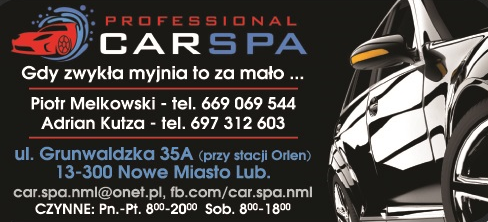 PROFESSIONAL CAR SPA Nowe Miasto Lub.