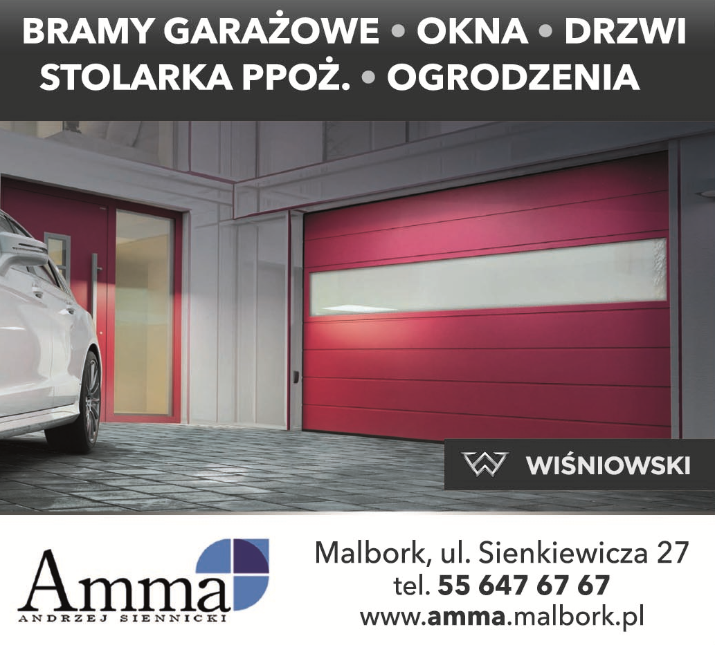 P.H.U. "AMMA" Andrzej Siennicki Malbork Bramy Garażowe / Okna / Drzwi / Stolarka Ppoż. / Ogrodzenia