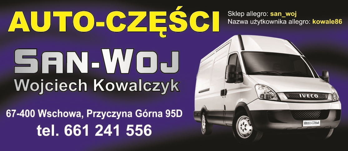 SAN-WOJ Wojciech Kowalczyk Wschowa Auto-Części
