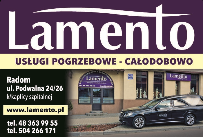 Lamento Radom - USŁUGI POGRZEBOWE - CAŁODOBOWO