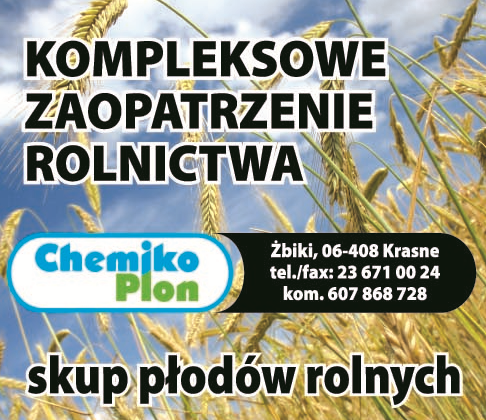 CHEMIKO-PLON Paweł Włodkowski Krasne Kompleksowe Zaopatrzenie Rolnictwa / Skup Płodów Rolnych