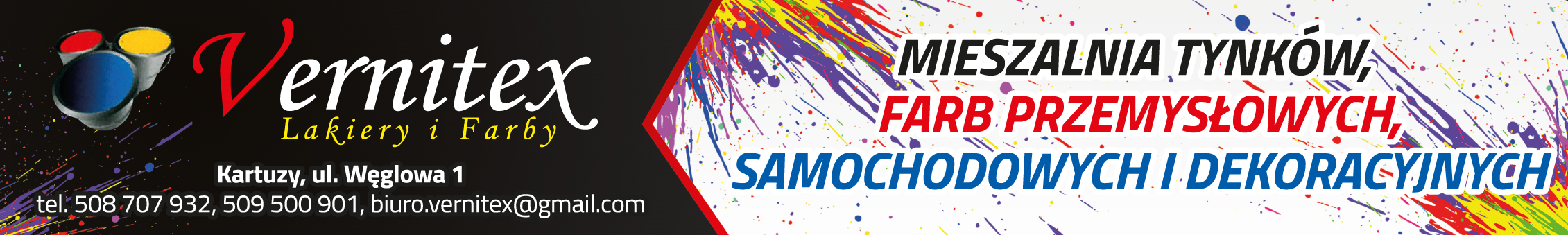 VERNITEX Lakiery i Farby Kartuzy Mieszalnia Tynków i Farb
