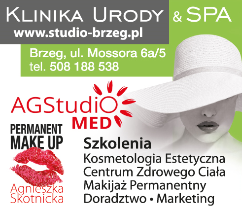 AG Studio MED Agnieszka SkotnickaBrzeg - KLINIKA URODY & SPA/ Szkolenia/ Kosmetologia estetyczna
