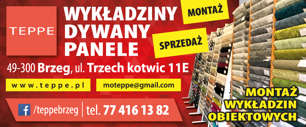 TEPPE WYKŁADZINY DYWANY PANELE Brzeg - MONTAŻ / SERWIS / MONTAŻ WYKŁADZIN OBIEKTOWYCH 