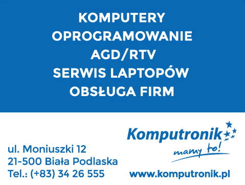 KOMPUTER 3000 Autoryzowany salon: KOMPUTRONIK Biała Podlaska Komputery / Oprogramowanie / AGD/RTV