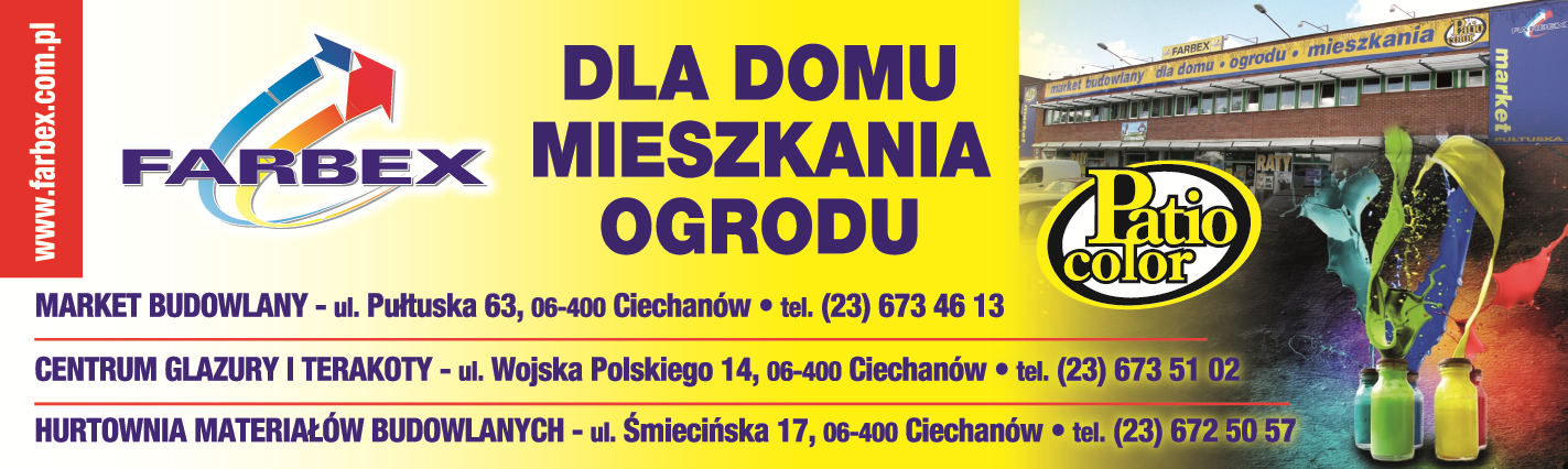 FARBEX Sp. z o.o. Sp.k. Ciechanów Wszystko dla Domu, Mieszkania, Ogrodu / Market Budowlany