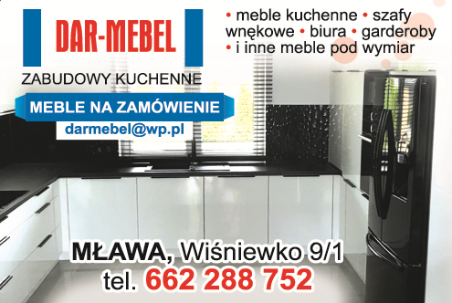 DAR-MEBEL Mława Zabudowy Kuchenne / Meble na Zamówienie / Szafy Wnękowe / Biura / Garderoby