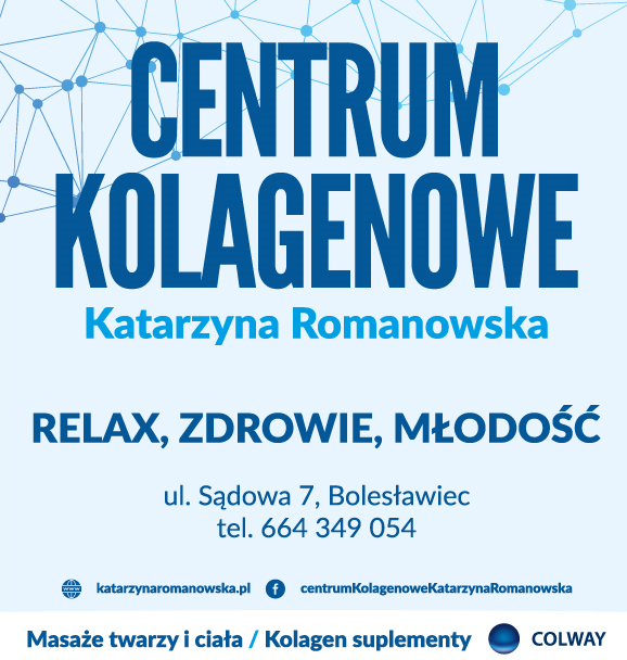 Centrum kolagenowe Katarzyna Romanowska Bolesławiec-KOLAGEN SUPLEMENTY COLWAY- Masaże twarzy i ciała