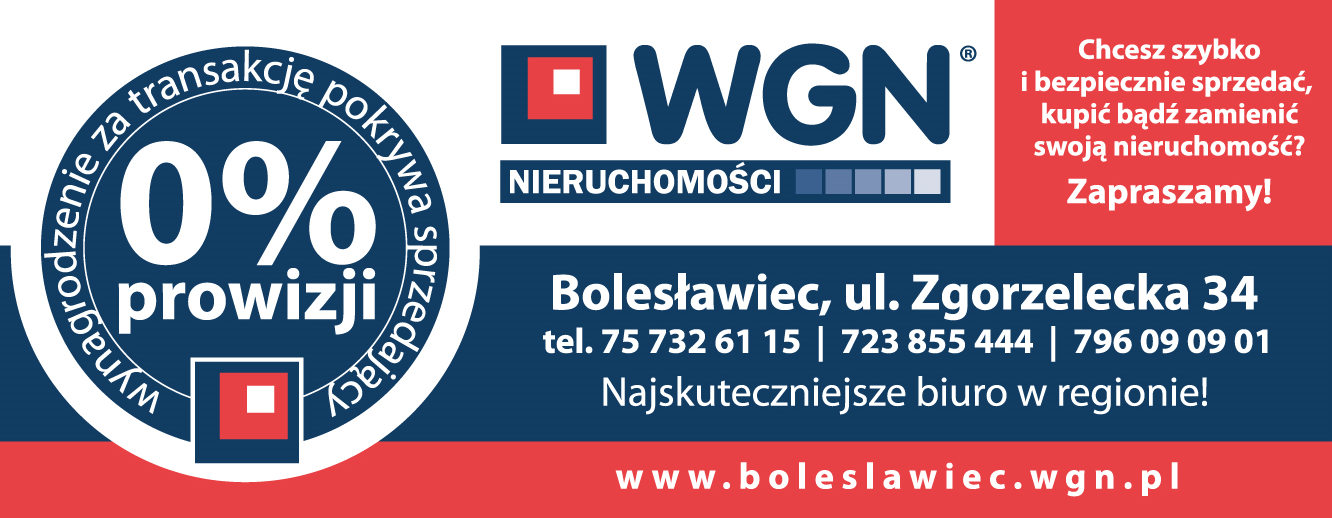 WGN Nieruchomości Bolesławiec- Najskuteczniejsze biuro w regionie! Szybko i bezpiecznie!