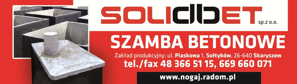 SOLIDBET Sp. z o.o. Sołtyków Szamba Betonowe