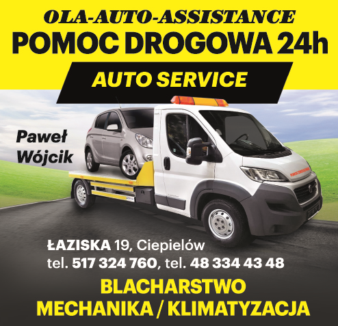 OLA-AUTO-ASSISTANCE Paweł Wójcik Łaziska Pomoc Drogowa 24H / Mechanika / Auto Serwis