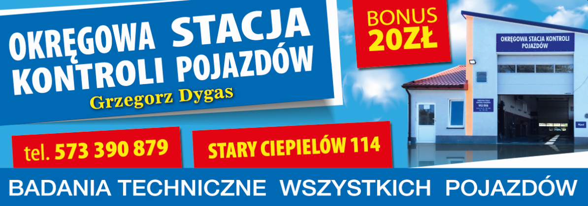 Okręgowa Stacja Kontroli Pojazdów GRZEGORZ DYGAS Ciepielów,Lipsko-BADANIA TECHNICZNE WSZYSTKICH POJ.