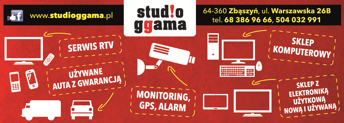 STUDIO GAMMA Grzegorz Gaweł  Zbąszyń - SKLEP KOMPUTEROWY, ELEKTRONIIKA, SERWIS RTV, AUTA UŻYWANE