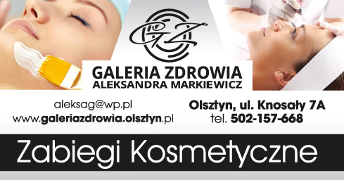 Galeria Zdrowia Aleksandra Markiewicz Olsztyn - Zabiegi kosmetyczne 