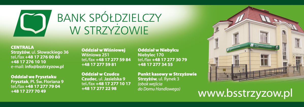 Bank Spółdzielczy w Strzyżowie, Oddział w: Czudcu, Frysztaku, Niebylcu, Wiśniowej