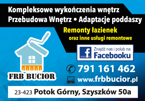 Firma Remontowo-Budowlana "BUCIOR" Potok Górny Kompleksowe Wykończenia Wnętrz