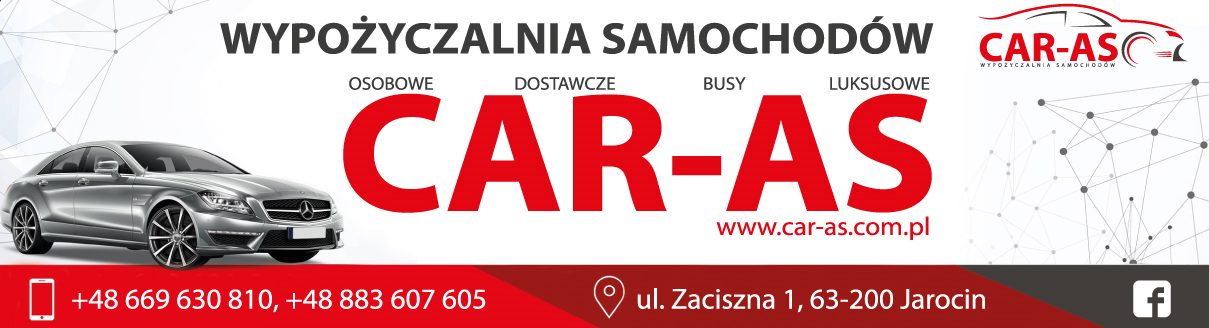CAR-AS Wypożyczalnia Samochodów Jarocin Osobowe / Dostawcze / Busy / Luksusowe