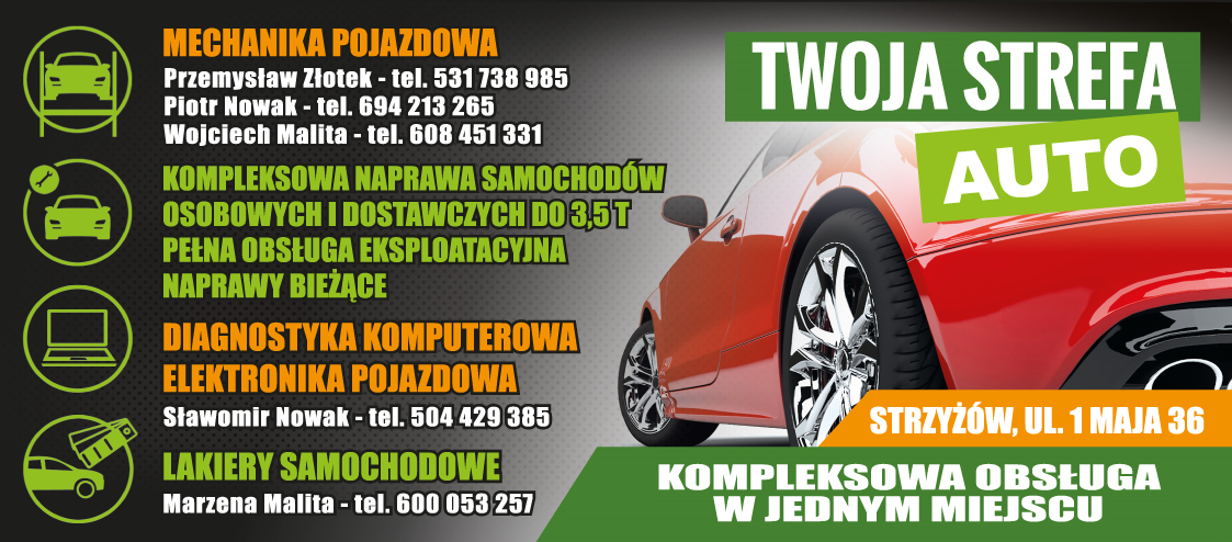 TOP SERWIS TWOJA STREFA AUTO Strzyżów - MECHANIKA POJAZDOWA, DIAGNOSTYKA KOMPUTEROWA, ELEKTRONIKA