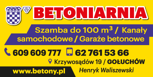 BETONIARNIA Henryk Waliszewski Gołuchów
