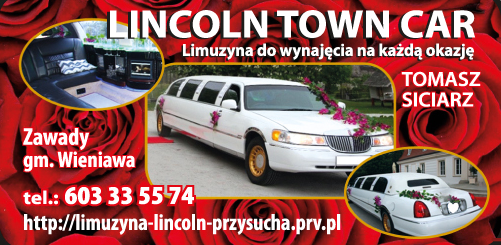 Limuzyna LINCOLN Przysucha Tomasz Siciarz Limuzyna Do Wynajęcia Na Każdą Okazję