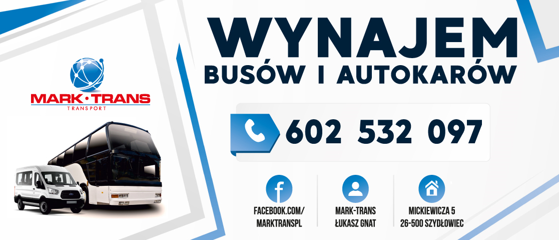 MARK-TRANS Łukasz Gnat Szydłowiec Wynajem Busów i Autokarów