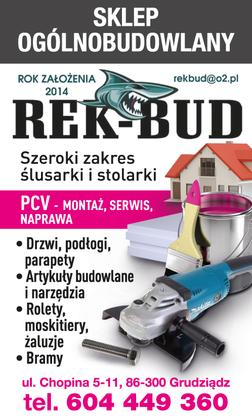 Hurt-Detal Art. Przemysłowe "REK-BUD" Grudziądz Sklep Ogólnobudowlany