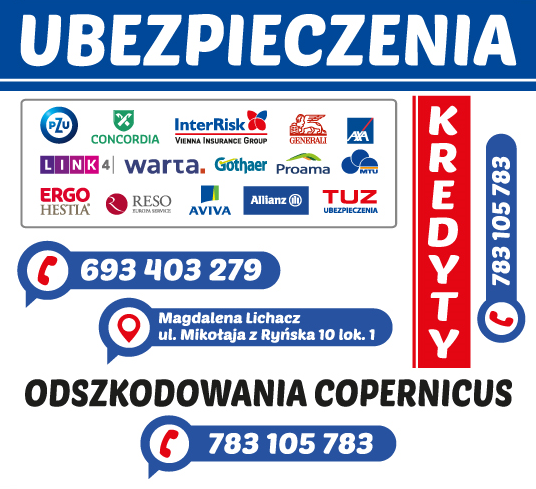 Pośrednik Finansowy i Ubezpieczeniowy Magdalena Lichacz Grudziądz Ubezpieczenia / Kredyty
