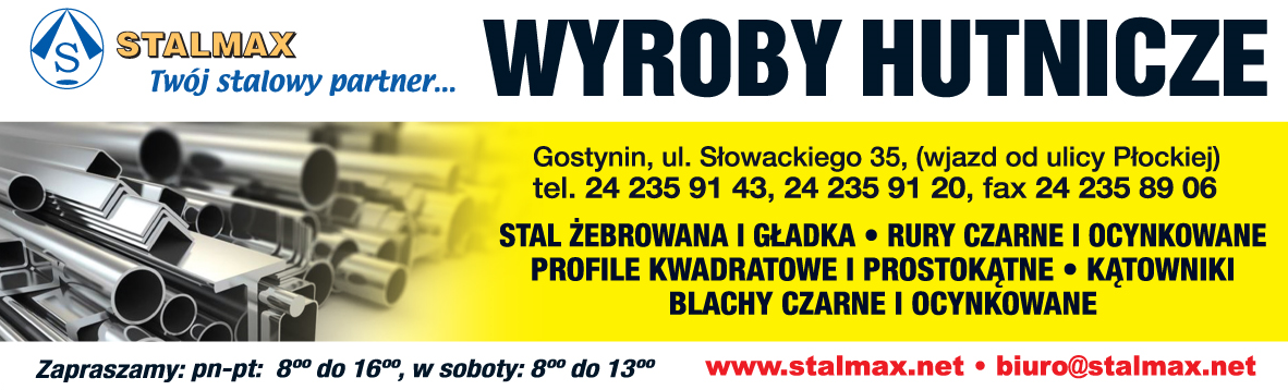 STALMAX WYROBY HUTNICZE Gostynin