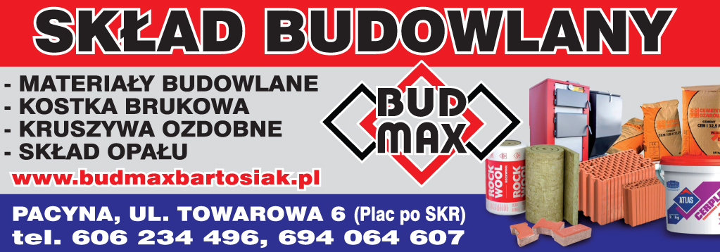 BUD-MAX SKŁAD BUDOWLANY Pacyna