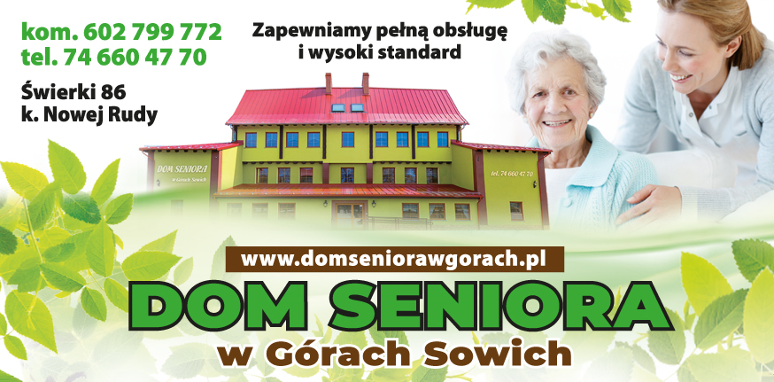 Dom Seniora w Górach Sowich Świerki Pełna Obsługa / Wysoki Standard