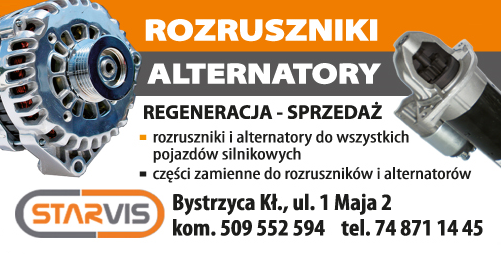 STARVIS Bystrzyca Kłodzka Rozruszniki i Alternatory Do Wszystkich Pojazdów Silnikowych