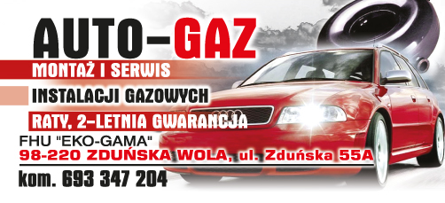 F.H.U. "EKO-GAMA" Zduńska Wola Auto-Gaz / Montaż i Serwis Instalacji Gazowych