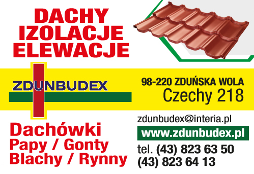 P.H.U. Zdunbudex s.c. Zduńska Wola Dachy / Izolacje / Elewacje