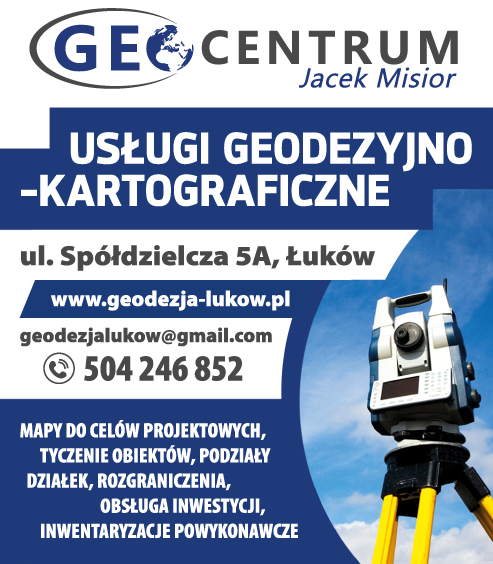 GEOCENTRUM Jacek Misior Łuków Usługi Geodezyjno-Kartograficzne