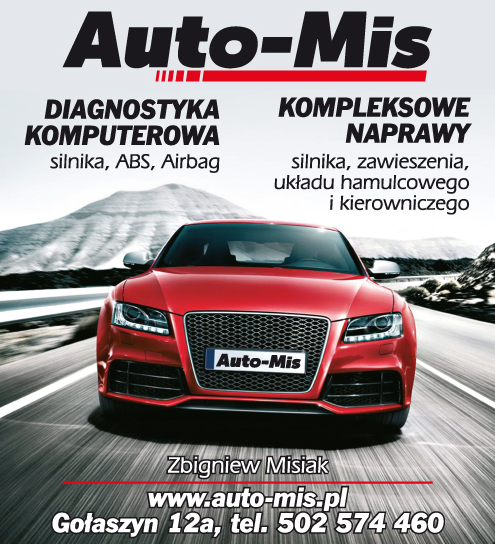 AUTO-MIS Mechanika Pojazdowa Zbigniew Misiak Łuków Diagnostyka Komputerowa / Kompleksowe Naprawy
