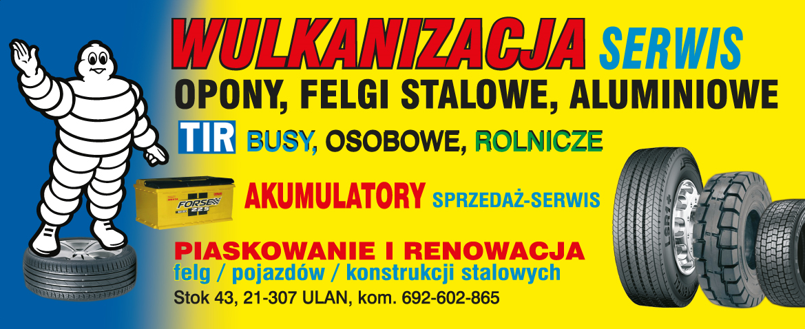 SERVIS OGUMIENIA Stok Wulkanizacja / Akumulatory / Piaskowanie i Renowacja Felg