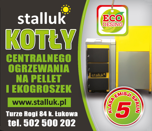 STALLUK Łuków Kotły Centralnego Ogrzewania, Na Pellet i Ekogroszek